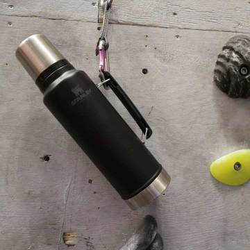 Stanley Klasik Vakumlu Çelik Termos 1 LT - Siyah