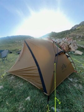 Night Cat ZP-U1 1 Kişilik 4 Mevsim Alüminyum Ultralight Çadır - Haki