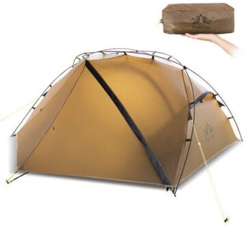 Night Cat ZP-U1 1 Kişilik 4 Mevsim Alüminyum Ultralight Çadır - Haki