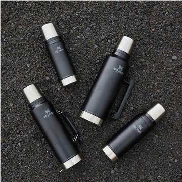 Stanley Klasik Vakumlu Çelik Termos 1.4 Lt - Siyah