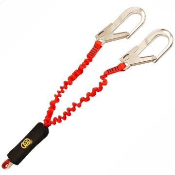 Kong Eaw Y Set Queedy Karabinalı Şok Emici Energy Absorber Y Lanyard 150cm Red 202SETE02KK (NFC)