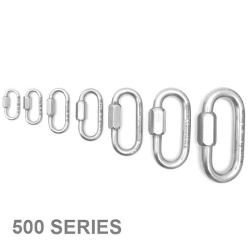 KONG Oval Quick Link 8mm – 40kN Paslanmaz Çelik Maillon Mağaracı Karabina (İtalya Üretimi, EN 12275 / EN 362 / UIAA / EAC Sertifikalı)