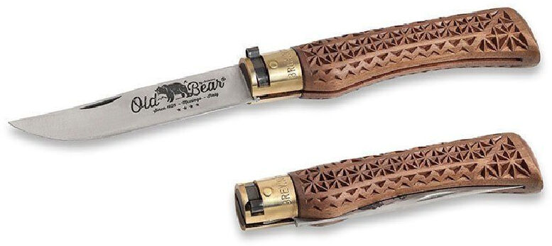 Old Bear 17 Cm Koleksiyon Ceviz Sap 6 3/4'' S Çakı