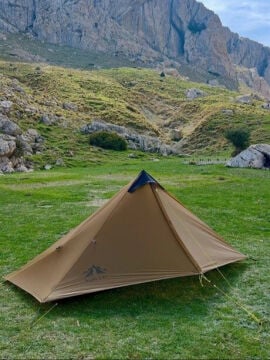 Night Cat Lanshan-1 1 Kişilik 4 Mevsim Ultralight Çadır - Haki
