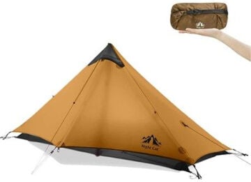 Night Cat Lanshan-1 1 Kişilik 4 Mevsim Ultralight Çadır - Haki