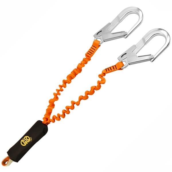 Kong Eaw Y Set Queedy Karabinalı Şok Emici Energy Absorber Y Lanyard 90cm Turuncu 202SETE12KK (NFC)
