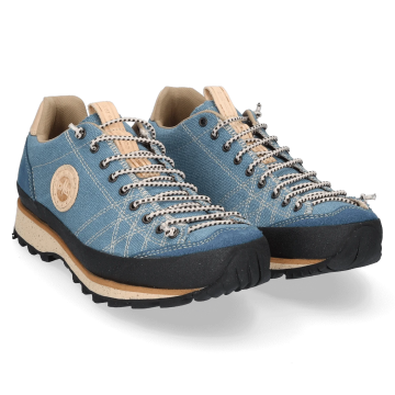 Lomer Italy Bio Naturale Canvas Vibram Full Çarşaklı Ayakkabı Jeans Mavi