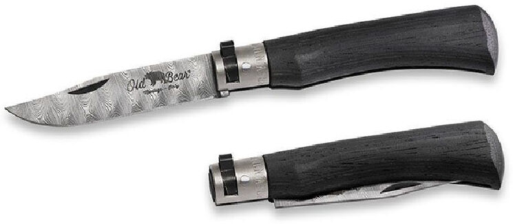 Old Bear 23 Cm Damascus Lamnated Sap 9'' Xl Çakı