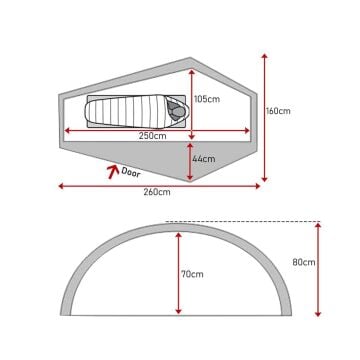 Evolite Summit Pro Alüminyum Pole 4 Mevsim Çadır