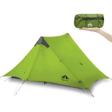 Night Cat Lanshan-2 2 Kişilik 4 Mevsim Ultralight Çadır - Yeşil