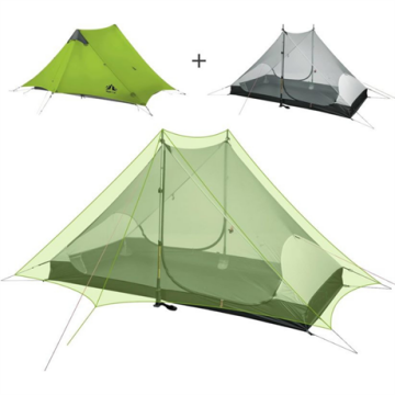 Night Cat Lanshan-2 2 Kişilik 4 Mevsim Ultralight Çadır - Yeşil