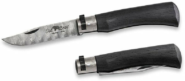 Old Bear 19 Cm Damascus Lamnated Sap 7 1/2'' M Çakı