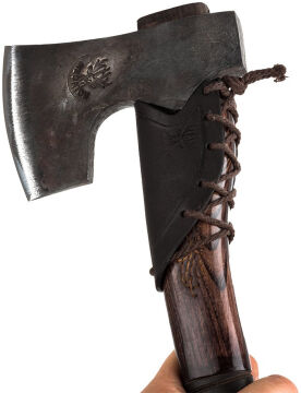 Megaton Balta Boyun Koruma Derisi Siyah (VALKYRIE, V AXE)