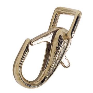 Kong Snap 387 Nikel Kaplamalı Deniz Bronzu Sabit Kare Gözlü Yaylı Kanca 28 mm 387280N00YK