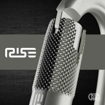 Kong Ovalone Alu RISE Lock 26KN Otomatik Triactlock 3 Kilitli Alüminyum Oval Karabina 712LE0NPNKK Black