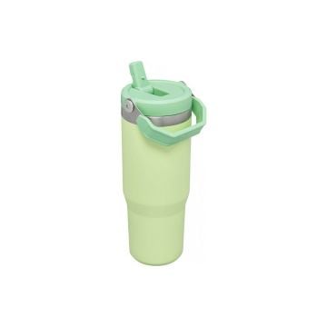 Stanley The IceFlow Flip Straw Pipetli Termos Bardak 0,89 LT Açık Yeşil