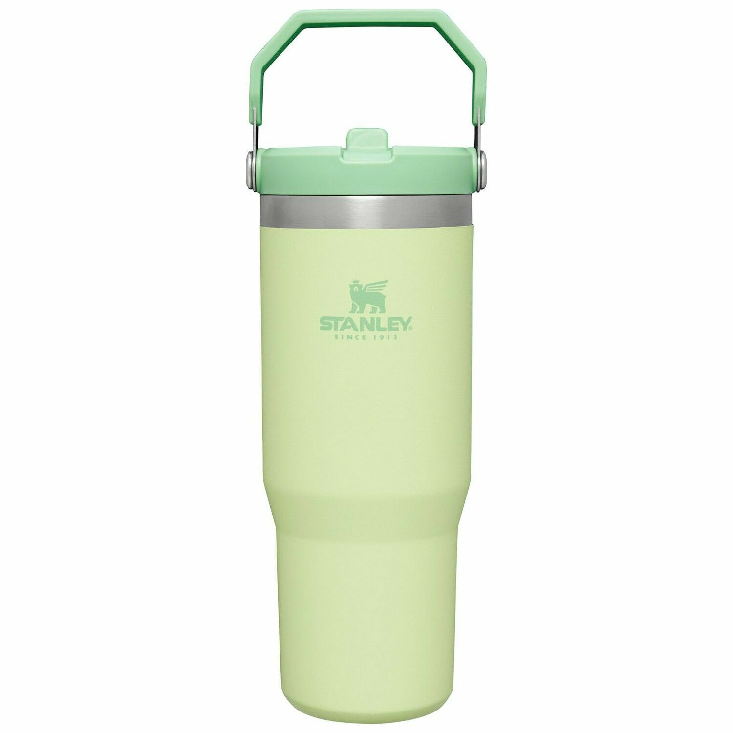 Stanley The IceFlow Flip Straw Pipetli Termos Bardak 0,89 LT Açık Yeşil