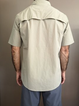 High Mountain Kaçkar Relax-Strech Yazlık Gömlek Bej Large