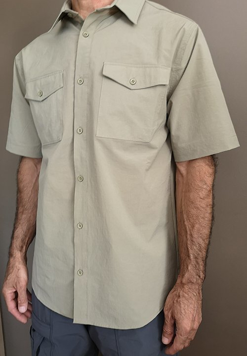 High Mountain Kaçkar Relax-Strech Yazlık Gömlek Bej Large