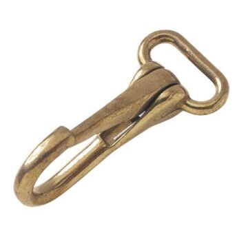 Kong Snap 388 Nikel Kaplamalı Deniz Bronzu Sabit Oval Gözlü Yaylı Kanca 22 mm 388220N00YK