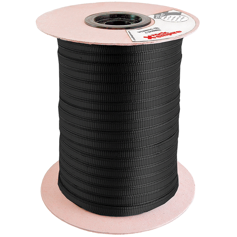 Rock Empire Webbing on a Bobbin PA 20 mm Perlon Bant Kolon 100 m Siyah