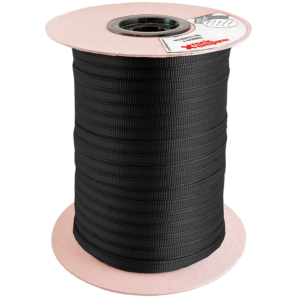 Rock Empire Webbing on a Bobbin PA 20 mm Perlon Bant Kolon 100 m Siyah