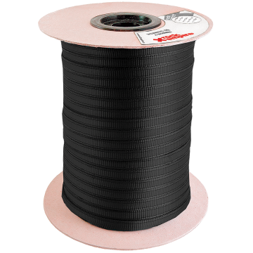 Rock Empire Webbing on a Bobbin PA 20 mm Perlon Bant Kolon 100 m Siyah
