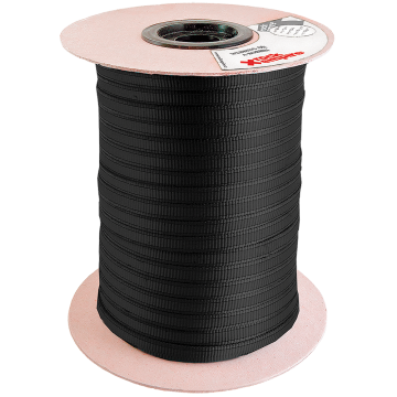 Rock Empire Webbing on a Bobbin PA 20 mm Perlon Bant Kolon 100 m Siyah