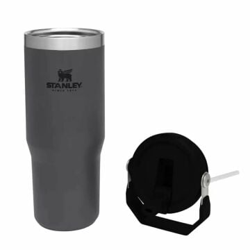 Stanley The IceFlow Flip Straw Pipetli Termos Bardak 0,89 LT Füme