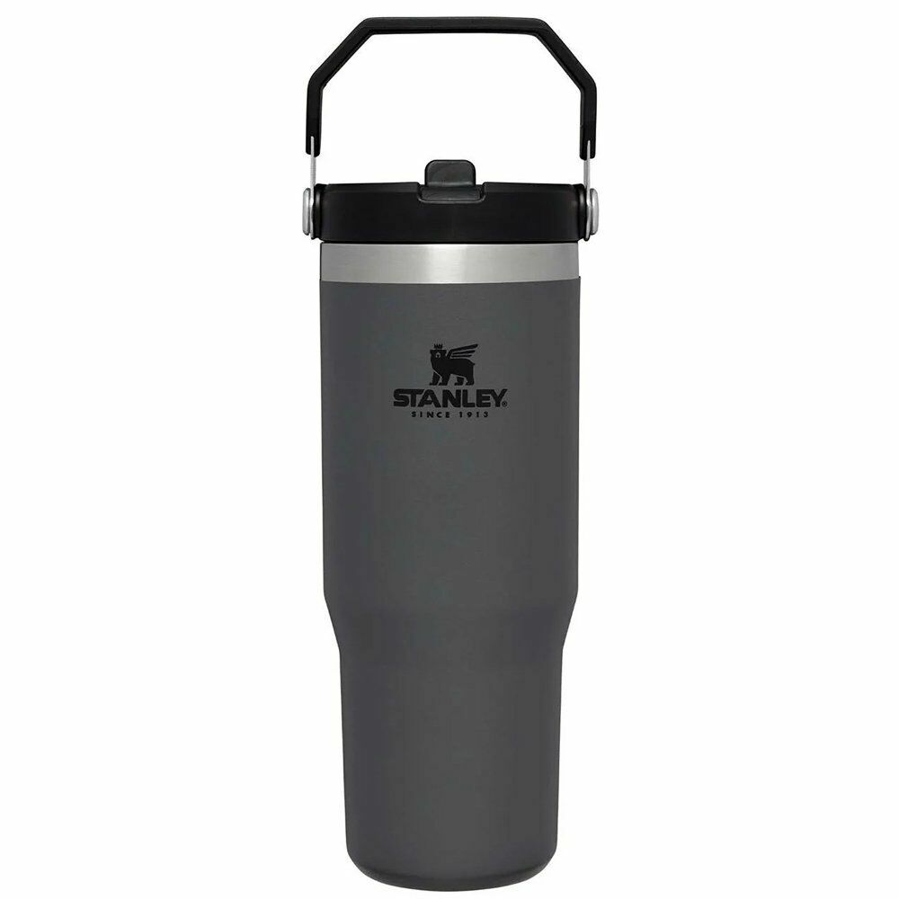 Stanley The IceFlow Flip Straw Pipetli Termos Bardak 0,89 LT Füme