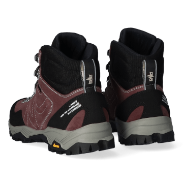 Lomer Italy Cristallo 2.0 Mtx Suede Waterproof Vibram Süet Deri Kadın Bot Borgogna