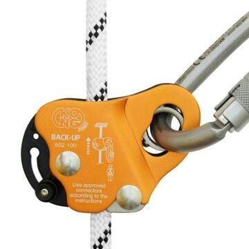 Kong Back-Up Çift Modlu Düşüş Durdurucu, Halat Tutucu ve Emniyet Cihazı 10-12 mm 8021NO412KK (Otomatik Karabina Dahil)