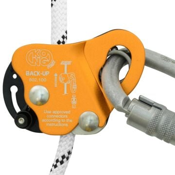 Kong Back-Up Çift Modlu Düşüş Durdurucu, Halat Tutucu ve Emniyet Cihazı 10-12 mm 8021NO412KK (Otomatik Karabina Dahil)