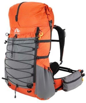 Night Cat DSB-8011 70 Litre Ultralight Su Geçirmez Sırt Çantası - Turuncu