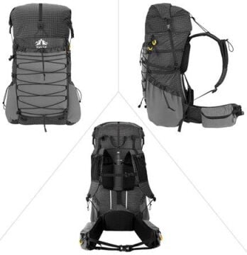 Night Cat DSB-8011 70 Litre Ultralight Su Geçirmez Sırt Çantası - Turuncu