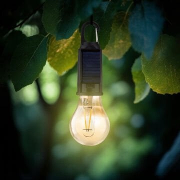 Headlight Şarjlı Güneş Enerjili Solar Kamp Lambası