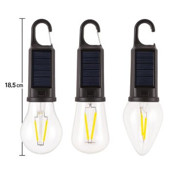 Headlight Şarjlı Güneş Enerjili Solar Kamp Lambası