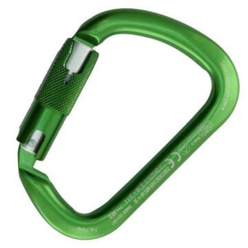 Kong X-Large Alu RISE Lock 30KN Otomatik 3 Kilitli Alüminyum D Karabina EN 362 - EN 12275 711ME0GPGKK Green