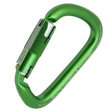 Kong X-Large Alu RISE Lock 30KN Otomatik 3 Kilitli Alüminyum D Karabina EN 362 - EN 12275 711ME0GPGKK Green