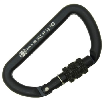 KONG Mini D Screw – Ultra Kompakt Vidalı Kilitli Alüminyum Karabina (İtalya Üretimi) 751EA0NNNKK