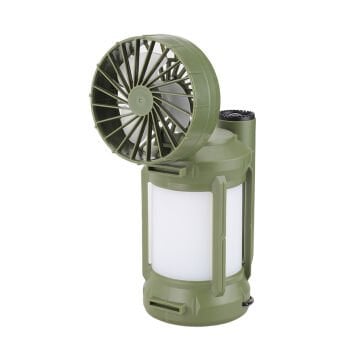 Headlight Şarjlı Güneş Enerjili Solar Fanlı Kamp Lambası