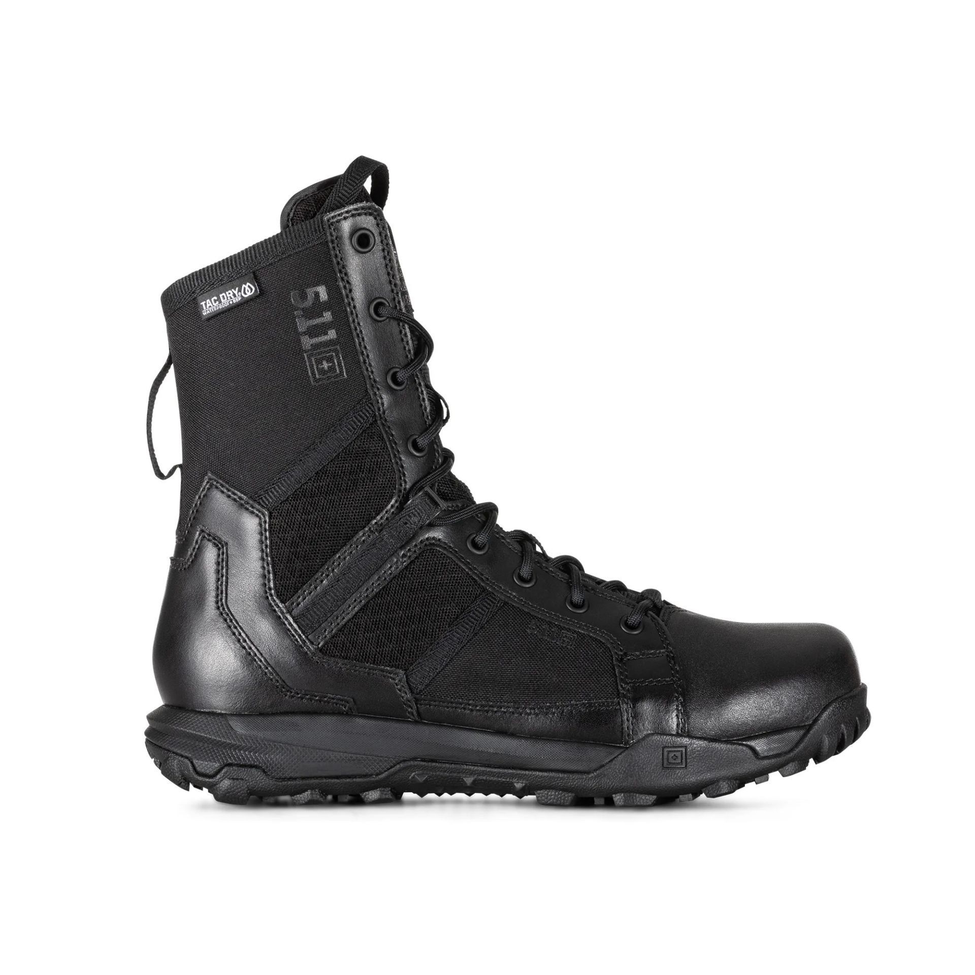 5.11 A/T 8inch Side-Zip Waterproof Siyah Bot