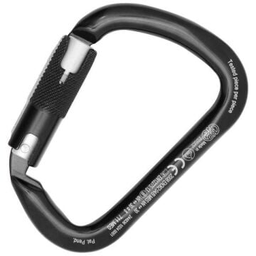 Kong X-Large Alu RISE Lock 30KN Otomatik 3 Kilitli Alüminyum D Karabina EN 362 - EN 12275 711ME0NPNKK Siyah
