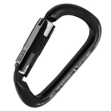 Kong X-Large Alu RISE Lock 30KN Otomatik 3 Kilitli Alüminyum D Karabina EN 362 - EN 12275 711ME0NPNKK Siyah