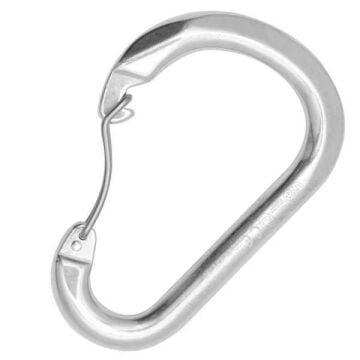 Kong Paddle Wire Bent Gate Parlak Tel Kapılı 22 kN Alüminyum Karabina EN 12275/B UIAA 765M30PP0KK