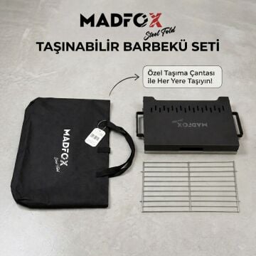 Madfox SteelFold Paslanmaz Çelik Katlanabilir Mangal