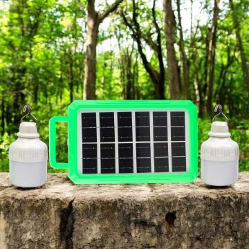 Headlight Şarjlı Güneş Enerjili Solar Kamp Lambası
