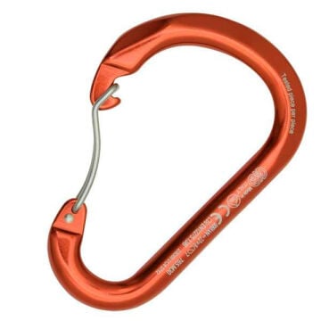 Kong Paddle Wire Bent Gate Kırmızı Tel Kapılı 22 kN Alüminyum Karabina EN 12275/B UIAA 765M30RP0KK