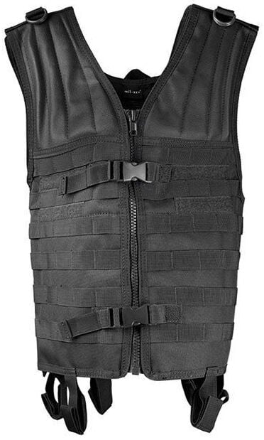 Sturm Molle Carrier Weste Siyah Yelek