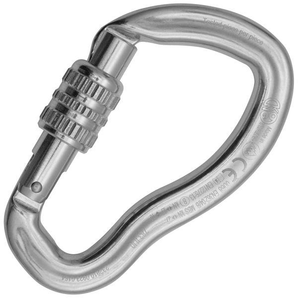 Kong Ergo Express Sleeve Karabina – Alüminyum, Yüksek Mukavemetli, Via Ferrata ve Macera Parkları İçin (EN 362/B, EN 12275/B, UIAA)